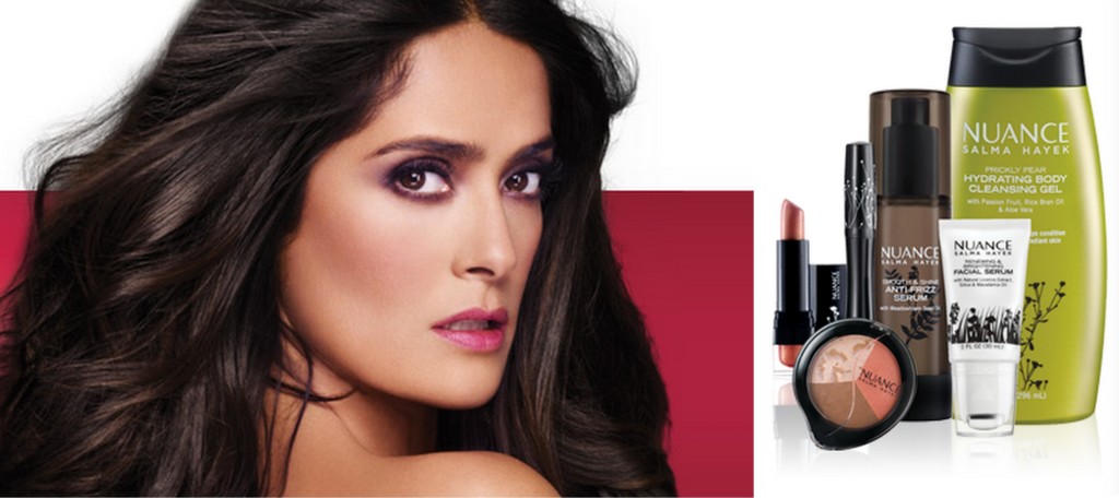 Nuance products Salma Hayek