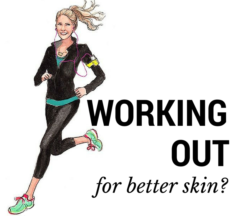 Working out for better skin?