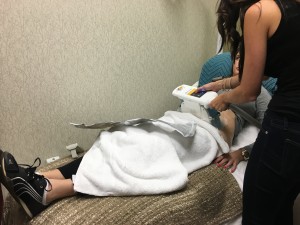 Patient at treatment