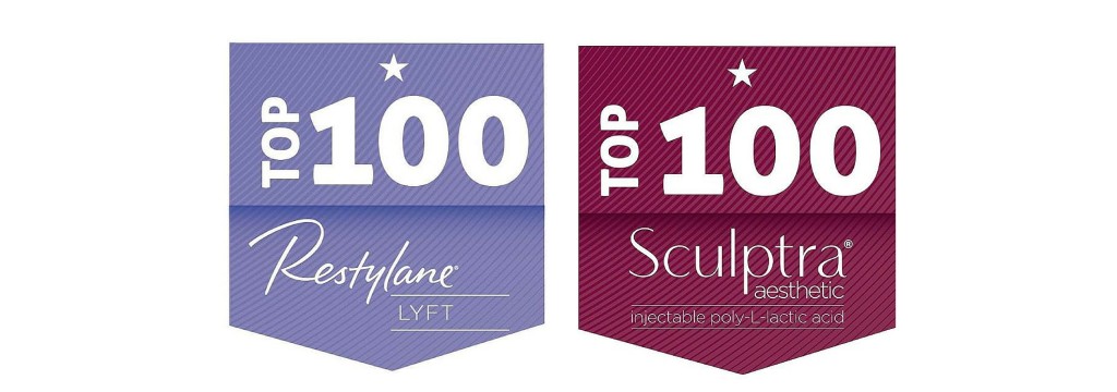 Top 100 Restylane Lyft / Top 100 Sculptra aesthetic