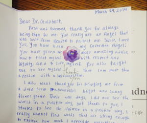 Letters from Patients – Goldburt